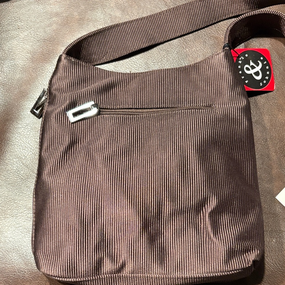 Elegant Brown Crossbody Bag
